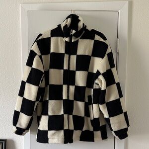 Men’s oversized H&M Sherpa Jacket